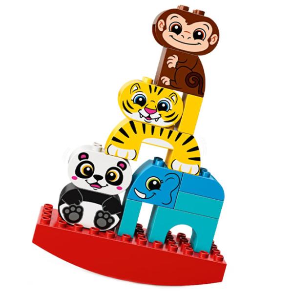 Constructor LEGO My First Balancing Animals Junglă/ Multicolor photo 2