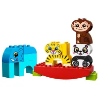Constructor LEGO My First Balancing Animals Junglă/ Multicolor photo 3