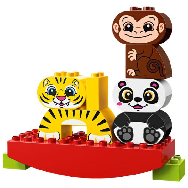 Constructor LEGO My First Balancing Animals Junglă/ Multicolor photo 4