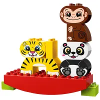 Constructor LEGO My First Balancing Animals Junglă/ Multicolor photo 4