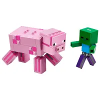 Constructor LEGO BigFig Pig with Baby Zombie Multicolor photo 2