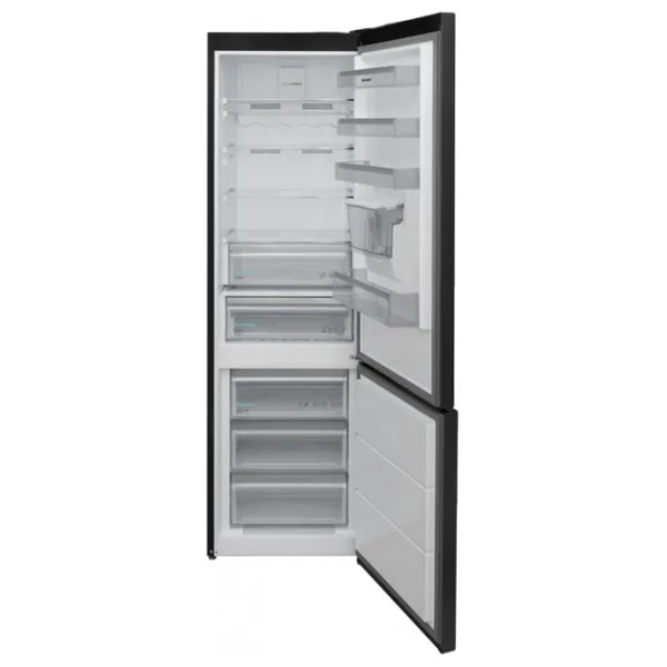 Frigider SHARP SJ-BA32DHDAE-EU cu congelator jos 367 l / 201 cm / Inox photo 2