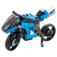 Constructor pentru copii LEGO Superbike Motocicletă/ Blue photo 2