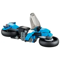 Constructor pentru copii LEGO Superbike Motocicletă/ Blue photo 4