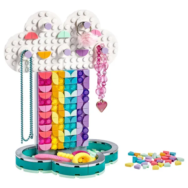 Constructor pentru copii LEGO Rainbow Jewelry Stand Holder/ Multicolor photo 2