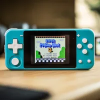 Портативная игровая консоль Powkiddy Q90 Синий photo 2
