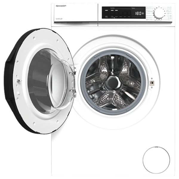 Стиральная машина SHARP ES-NFB9141WD-EE 9 кг / 1400 об/мин / Белый photo 4