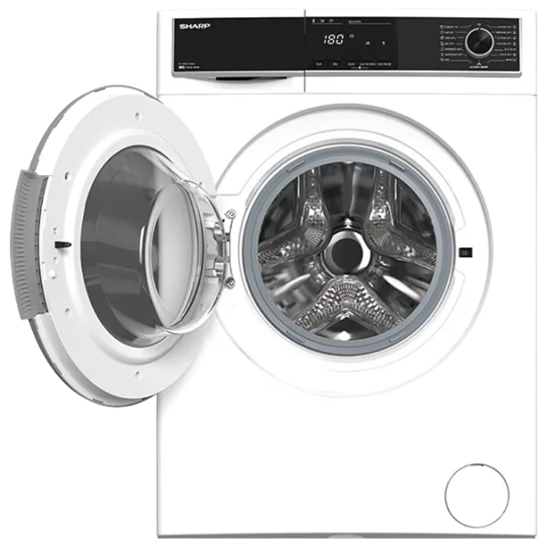 Стиральная машина SHARP ES-HFB812AWC-EE 8 кг / 1200 об/мин / Белый photo 4 Стиральная машина SHARP ES-HFB812AWC-EE 8 кг / 1200 об/мин / Белый photo 4