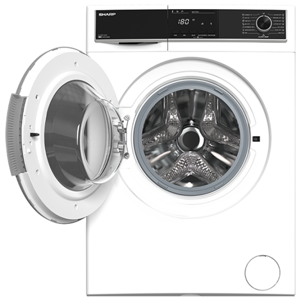 Стиральная машина SHARP ES-HFB812AWC-EE 8 кг / 1200 об/мин / Белый photo 4 Стиральная машина SHARP ES-HFB812AWC-EE 8 кг / 1200 об/мин / Белый photo 4