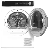 Сушильная машина SHARP KD-NHH8S8GW3-EE 8 кг/ Белый photo 3