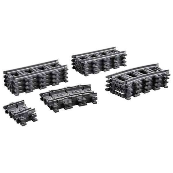 Конструктор LEGO Tracks Железнодорожные пути/ Черный photo 2
