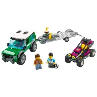 Constructor pentru copii LEGO Race Buggy Transporter Mașină/ Multicolor photo 2