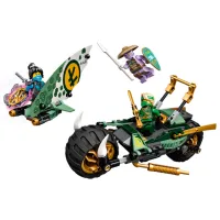 Constructor pentru copii LEGO Lloyd's Jungle Chopper Bike Ninjago/ Green photo 3
