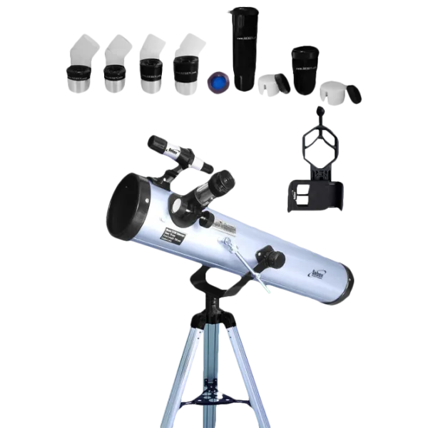 Telescop Seben 76/ 700 (big pack) Silver photo 2