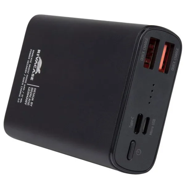 Power Bank RivaCase VA1037 10000 mAh/ Black photo 6