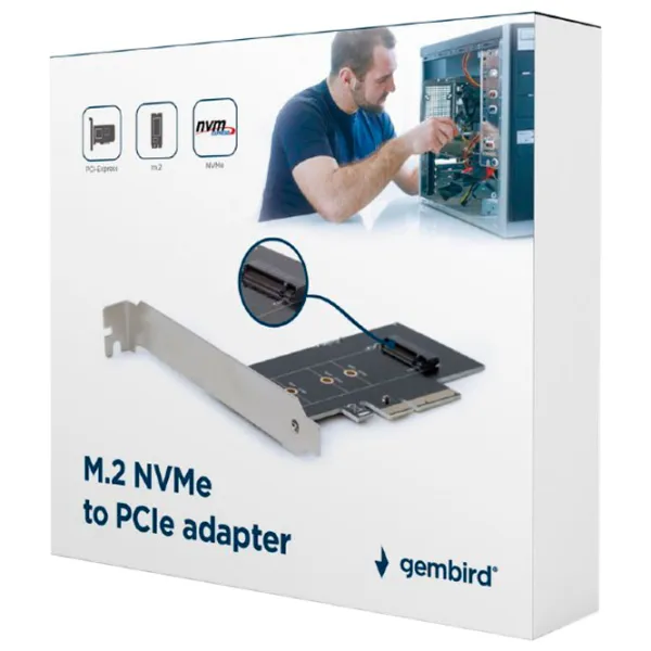 Адаптер Gembird PEX-M2-01 PCI Express x4/ Черный photo 4