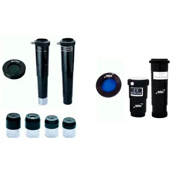 Телескоп Seben 76/ 900 (big pack) Серебристый photo 5 Телескоп Seben 76/ 900 (big pack) Серебристый photo 5