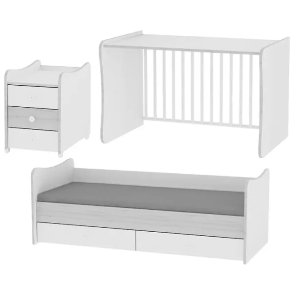 Детская кровать Lorelli BED MAXI PLUS NEW (10150300026A) 0 месяцев - 14 лет/ Белый photo 3