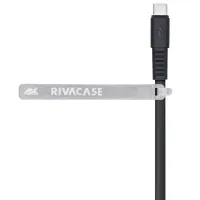Кабель для телефона PS6002 RivaCase USB Type-A + USB Type-C 2.1 м/ Черный photo 2