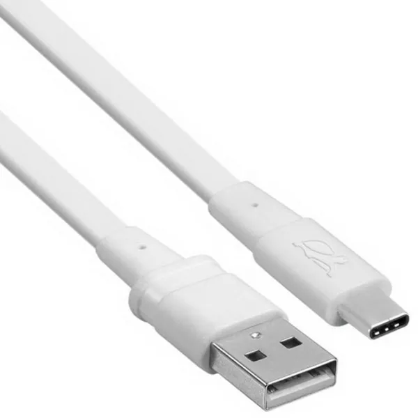 Кабель для телефона PS6002 RivaCase USB Type-A + USB Type-C 2.1 м/ Белый photo 2