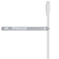Cablu pentru telefon PS6002 RivaCase USB Type-A + USB Type-C 2.1 m/ White photo 3