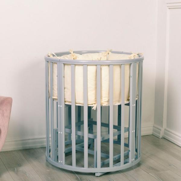 Детская кровать Glamvers Mila (40630) 0 месяцев - 5 лет/ Белый photo 3 Детская кровать Glamvers Mila (40630) 0 месяцев - 5 лет/ Белый photo 3