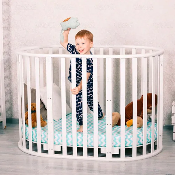 Детская кровать Glamvers Mila (40630) 0 месяцев - 5 лет/ Белый photo 6 Детская кровать Glamvers Mila (40630) 0 месяцев - 5 лет/ Белый photo 6