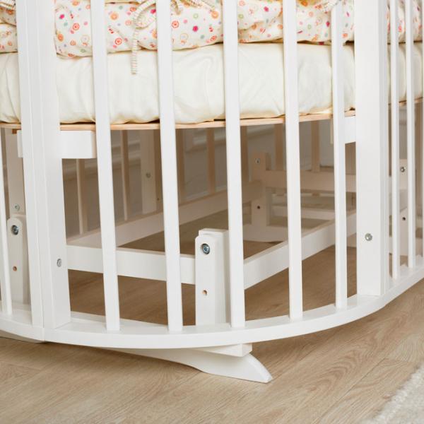 Pat pentru copii Glamvers Mila (40629) 0 luni - 5 ani/ White photo 2