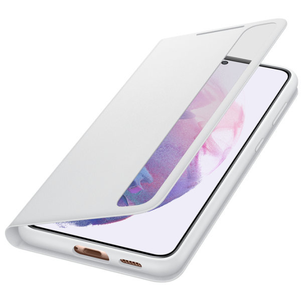 Husă pentru smartphone Samsung Galaxy S21 Plus Samsung/ Back/ PC/ PU/ White photo 4