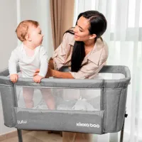 Детская кровать Kikka Boo Lulu (31003020060) 0 месяцев - 6 месяцев/ Серый photo 6