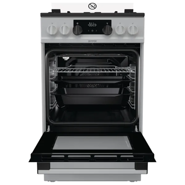 Aragaz Gorenje MEKS512S Pe gaz/ Silver/ Black photo 4 Aragaz Gorenje MEKS512S Pe gaz/ Silver/ Black photo 4