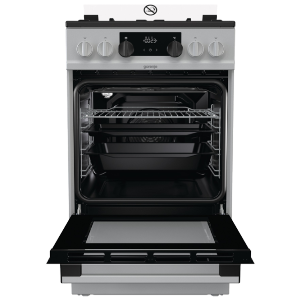 Aragaz Gorenje MEKS512S Pe gaz/ Silver/ Black photo 4 Aragaz Gorenje MEKS512S Pe gaz/ Silver/ Black photo 4