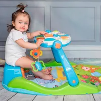 Covoraş pentru joc Lorelli PLAYMAT With Learning Table (10300380000) 0+/ Transformer/ Green photo 2