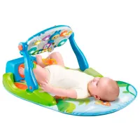 Covoraş pentru joc Lorelli PLAYMAT With Learning Table (10300380000) 0+/ Transformer/ Green photo 3