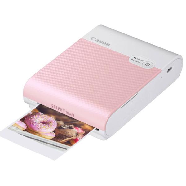 Принтер Canon SELPHY SQUARE QX10 Сублимационный/ Цветная/ Розовый photo 4