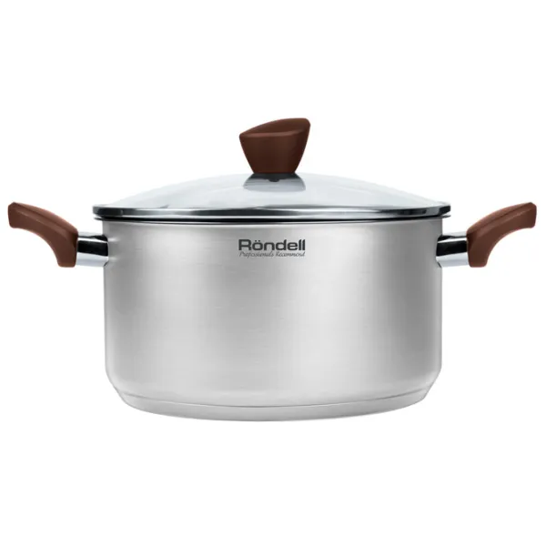 Кастрюля Rondell RDS-1110 4.8 л Нержавеющая сталь/ Стальной photo 2