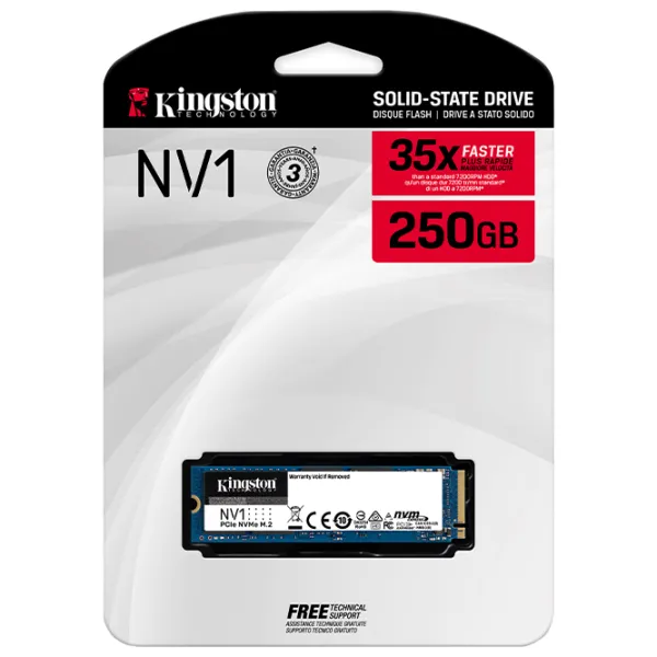 SSD Kingston NV1 250 GB M.2 photo 4 SSD Kingston NV1 250 GB M.2 photo 4