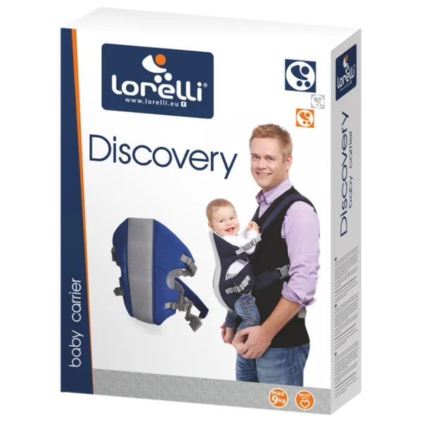 Marsupiu pentru copii Lorelli BABY CARRIER DISCOVERY (10010080001) 9 kg/ Gray photo 2