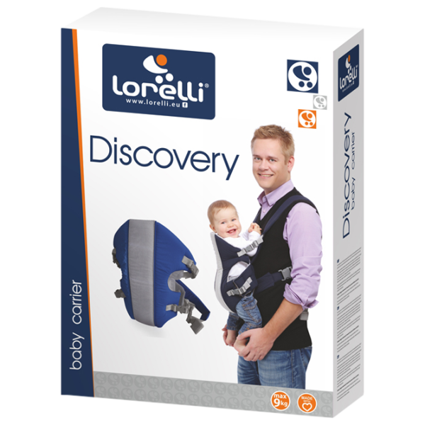 Marsupiu pentru copii Lorelli BABY CARRIER DISCOVERY (10010080001) 9 kg/ Gray photo 2