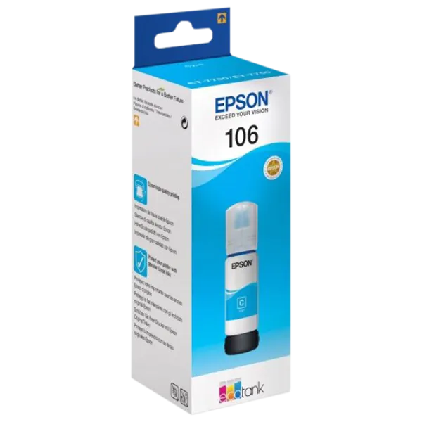 Чернила для принтера Epson 106 Cyan photo 2