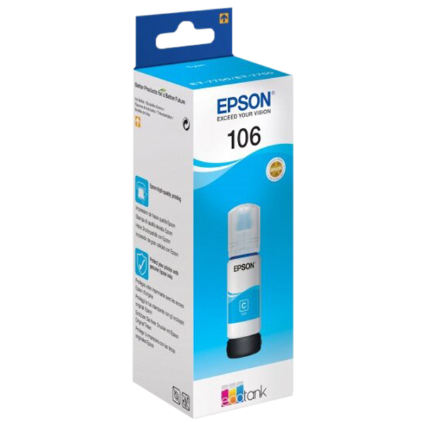 Чернила для принтера Epson 106 Cyan photo 2