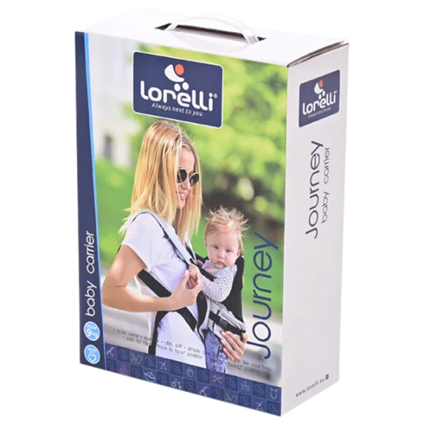 Marsupiu pentru copii Lorelli BABY CARRIER JOURNEY (10010120002) 9 kg/ Dark Blue photo 2
