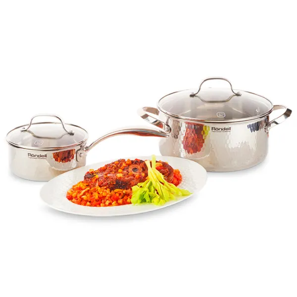 Кастрюля Rondell RDS-1293 2.4 л Нержавеющая сталь/ Стальной photo 4 Кастрюля Rondell RDS-1293 2.4 л Нержавеющая сталь/ Стальной photo 4