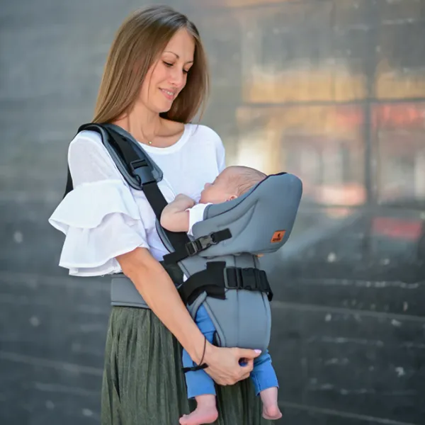 Marsupiu pentru copii Lorelli BABY CARRIER WEEKEND (10010110002) 9 kg/ Dark Blue photo 4