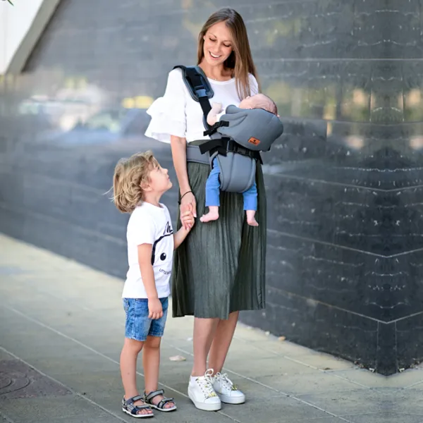 Marsupiu pentru copii Lorelli BABY CARRIER WEEKEND (10010110004) 9 kg/ Dark Gray photo 3 Marsupiu pentru copii Lorelli BABY CARRIER WEEKEND (10010110004) 9 kg/ Dark Gray photo 3