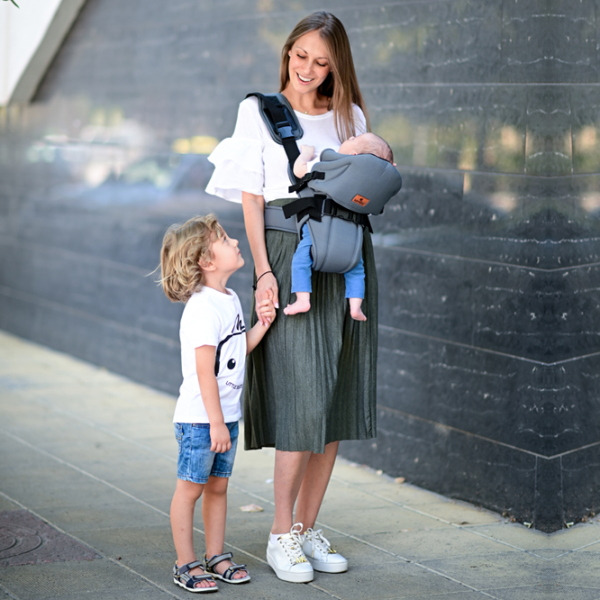 Marsupiu pentru copii Lorelli BABY CARRIER WEEKEND (10010110001) 9 kg/ Dark Red photo 3