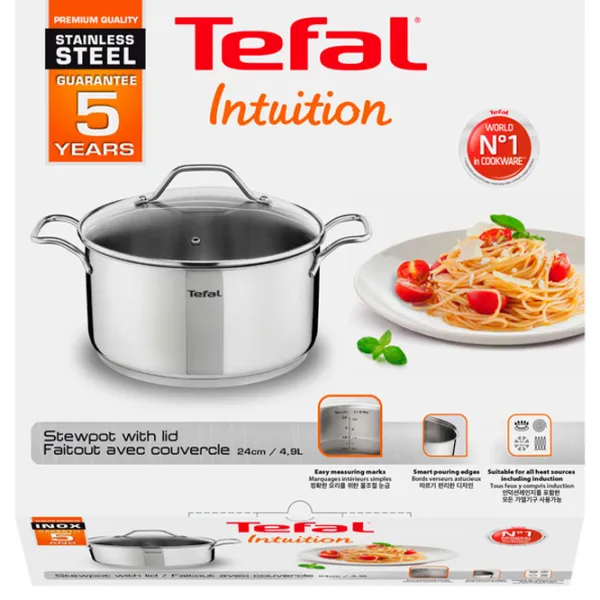 Cratiță Tefal A7024685 4.9 l Inox/ Silver photo 5