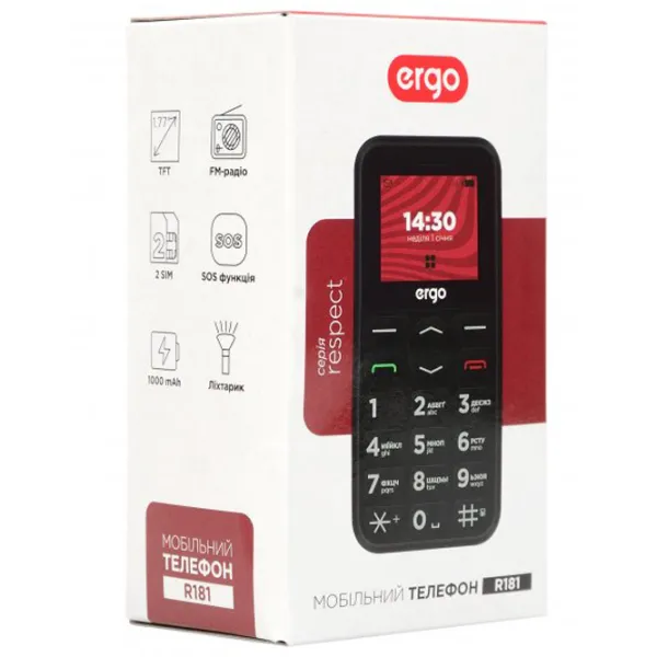 Ergo R181 Черный Черный / Dual SIM photo 7