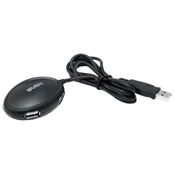 USB Hub Sven HB-401 USB Type-A/ Черный photo 3