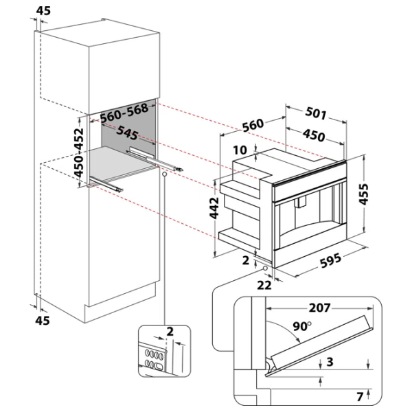 Кофемашина Whirlpool W11 CM145 Автоматическая/ 2.5 л/ Черный photo 5